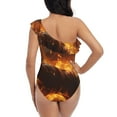 thumbnail image 5 of Honeii Cool Fire Man for women's one-piece swimsuit featuring a chic one-shoulder design experience elegance and style in the water-XX-Large, 5 of 6