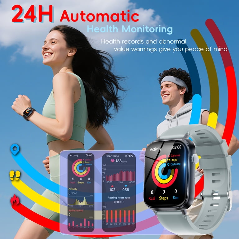 WeurGhy Smart Watch with Bluetooth Calling & 100+ Sports photo 6