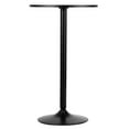 thumbnail image 6 of Gymax 4 PCS Round Pub Table 24'' Bistro Bar Cocktail Table w/Metal Base Black, 6 of 10