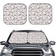 thumbnail image 2 of Yiaed Cute Baseball Print Car Front Windshield Sun Shade,Foldable Anti-UV Car Sunshade for Front Window for Most Vehicles-Large, 2 of 5