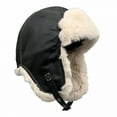 thumbnail image 5 of TELOLY Warm hat Warm Ear Caps Plush Windproof Thicken Unisex Earflaps Heat Retention Soft Washable Furry Cap for Skiing Brown, 5 of 7