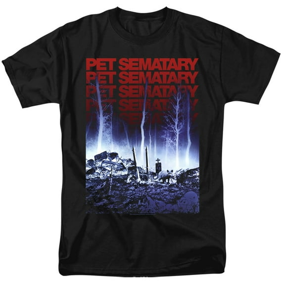 Pet Sematary Sematary Adult 18/1 T-Shirt Black