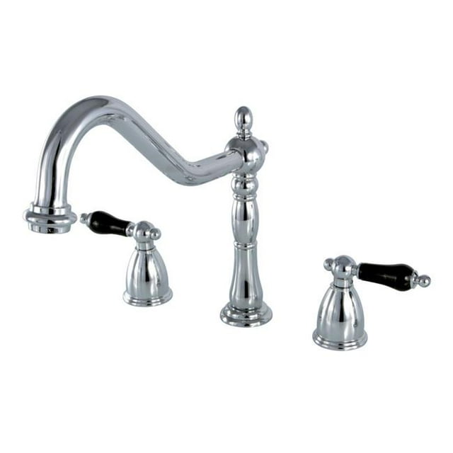 Kingston Brass KB1791PKLLS Kingston Brass KB1791PKLLS Widespread Kitchen Faucet Less Sprayer, CP