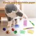 thumbnail image 5 of 25-Piece Cat Toys Kit with Rainbow Tunnel - Interactive Cat Toy Bundle for Indoor Cats,Kitten Playtime Variety Set Includes Feather Teaser,Springs,Balls,Mice & Noise Toys, 5 of 7