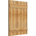thumbnail image 2 of 26 7/8"W X 34"H Timbercraft Five 5 3/8" Boards Joined Board-N-Batten Shutters, Rough Sawn Western Red Cedar (Per Pair), 2 of 13