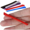 thumbnail image 5 of Eyeglass End Tips Silicone Non-Slip Ear Socks,Glasses Temple End Tips Soft Socks,Eyewear Replacement Tips for Thin Slim Flat Wire Eyeglass Sunglasses Legs,5 Pairs,5 Colors, 5 of 6