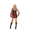 thumbnail image 1 of Sultry Spartan - Disfraz de 2 piezas - Negro / Rojo - Talla L Elegant Moments 99060-L, 1 of 2