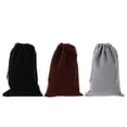 thumbnail image 4 of LNGOOR 3-Pack Flocking Cloth Drawstring Pouches with Dust-Proof Storage Bags for Protecting Jewelry  Gifts  Candies  and Phones from Dust and Scratches, 4 of 9
