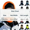 thumbnail image 3 of Cadancy 3 In 1 Beanie Hat with Scarf and Mask for Women Men Balaclava Cold Weather Skiing Snowboarding Cycling Snow Caps Winter Warm Windproof Adjustable Ski Hats, 3 of 6