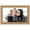 Gold, variant on 32x22 Natural Modern Bamboo Picture Frame - UV Acrylic, Foam Board Backing, Hanging Hardware