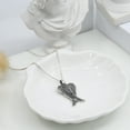 thumbnail image 3 of Heaven's Guardian Angel Sterling Silver Wings Heart Wrapped Pendant Necklace, 3 of 5