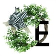 thumbnail image 1 of Unique Last Name Year Round Front Door Wreath With Bow Welcome Sign Garland 26 Letter Farmhouse Wreath For Front Door Spring All Mini Window Battery Powe Wreath Lights Solar Powe Wreath, 1 of 3