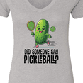thumbnail image 4 of Inktastic Funny Pickleball Player Quote Women's V-Neck T-Shirt, 4 of 5