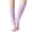 Taro purple, variant on Lerpwige 1 Pair Women Girls Ballet Dance Stirrup Leg Warmers Ribbed Knitted Solid Color Toeless Latin Knee High Socks Yoga Sports Warm Cover Sleeves