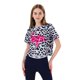 thumbnail image 1 of Hype - Top Crop Estampado de Leopardo Niñas (Azul), 1 of 3