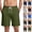 16# Army Green, variant on Mens Shorts Elastic Waist Drawstring Knee Length SweatShorts with Pockets Athletic Basketball Short Dark Green XXL