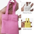 thumbnail image 4 of OFFIGAM Mini Rectangular Canvas Handbag Set 5Pcs Plastic Table Decor Accessories for Dollhouse Display, 4 of 7