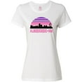 thumbnail image 3 of Inktastic Albuquerque New Mexico Retro Sunset Skyline Women's T-Shirt, 3 of 5