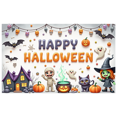 thumbnail image 1 of Decorative Design Happy Halloween Polyester Material Halloween Party Banner for Festival Indoor Decoration Party Celebration, 1 of 5