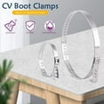 thumbnail image 4 of 30pcs Adjustable CV Boot Joint Clamp Stainless Steel 2 Size  Drive Shaft CV Boot Crimp Kit for Most Vehicle Car Motorbike, 4 of 9
