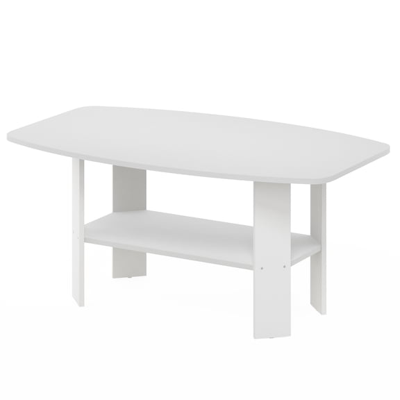 HomeStock Renaissance Rhapsody Coffee Table, White