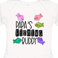 thumbnail image 4 of Inktastic Papa's Fishing Buddy with Colorful Fish Boys or Girls Long Sleeve Baby Bodysuit, 4 of 5