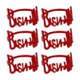 thumbnail image 2 of Juego de 6 porta anillos para servilletas y lazos para mesa de boda rojo, 2 of 9