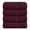 Burgundy, variant on BELIZZI HOME 4 Pack Bath Towel Set 27x54, 100% Ring Spun Cotton, Ultra Soft Highly Absorbent Machine Washable Hotel Spa Quality Bath Towels for Bathroom, 4 Bath Towels Black