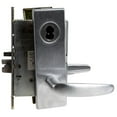 thumbnail image 2 of Schlage L9080J 07N 626 Grade 1 Storeroom Mortise Lock Schlage FSIC Less Core 07 Lever N Escutcheon Satin Chrome Finish Field Reversible, 2 of 2