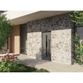 thumbnail image 3 of Front Exterior Prehung Steel Door / Ronex 0130 Grey / Entry Metal Modern Painted W36x96 Right-hand, 3 of 5