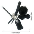 thumbnail image 4 of Safety Keychain Set Portable Faux Leather Wristlet Keychain Pendant Keychain, 4 of 4