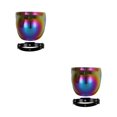 thumbnail image 2 of Dalazy Durable Lens For Vintage Enhanced Safety For Unisex Riders Materials rainbow black 2Set, 2 of 6