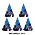thumbnail image 2 of 5x Donald Trump Theme Party Cono Sombreros Fiesta 2024 Papel Suministros para Fiestas, 2 of 5