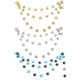 thumbnail image 3 of Guirnalda de papel con estrellas Farfi de 4 m de largo para decoración de bodas, cumpleaños, fiestas y baby showers (dorada, 4 m), 3 of 8