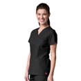 thumbnail image 1 of Red Panda Maevn Womens V-Neck Two Pocket Top Black, 1 of 1