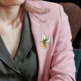 thumbnail image 1 of Broche esmaltado perfecl aleación verde, 1 of 8