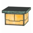 thumbnail image 7 of Meyda Tiffany 159221 Hyde Park Valley View 14" Wide Flush Mount Square Ceiling Fixture -, 7 of 7