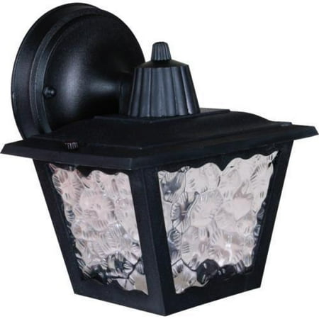 Poly Perch - Outdoor Porch Lantern, Black Poly Housing, Acrylic Flemish Lens