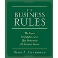 thumbnail image 1 of Pre-Owned The Business Rules: The Seven Irrefutable Laws That Determine All Business Success (Paperback) 1599180618 9781599180618, 1 of 1