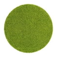 thumbnail image 7 of Unique Loom Solid Shag Collection Area Rug (5' 3" Round Grass Green), 7 of 7