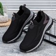 thumbnail image 4 of NOKIO Men's Sneakers Comfortable Wide Width Sock Shoes Non-S𝗅ip Mesh Casual Running Shoes Breathable Soft Knit Sneakers for Daily Walking, Tennis Sport, 4 of 6