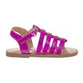 thumbnail image 2 of Kensie Girl Toddler Gladiator Sandals with Shiny Straps, Pink, 10, 2 of 6