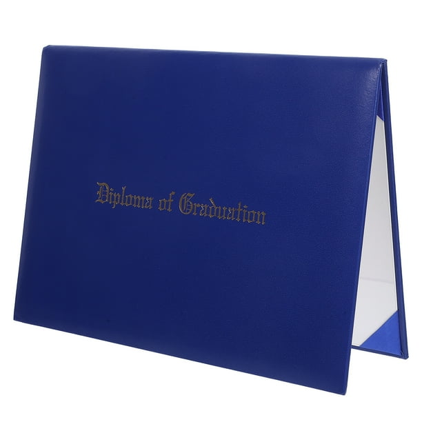 Carpeta para diplomas, porta documentos de graduación, tamaño A4, tapa dura, carpeta de papel para diplomas y premios de graduación.
