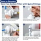thumbnail image 4 of iSpring F4 para sistemas estándar de ósmosis inversa RO con poscarbono 6 meses de repuesto para sistemas de ósmosis inversa, 4 unidades (paquete de 1), blanco, 4 piezas, 4 of 6