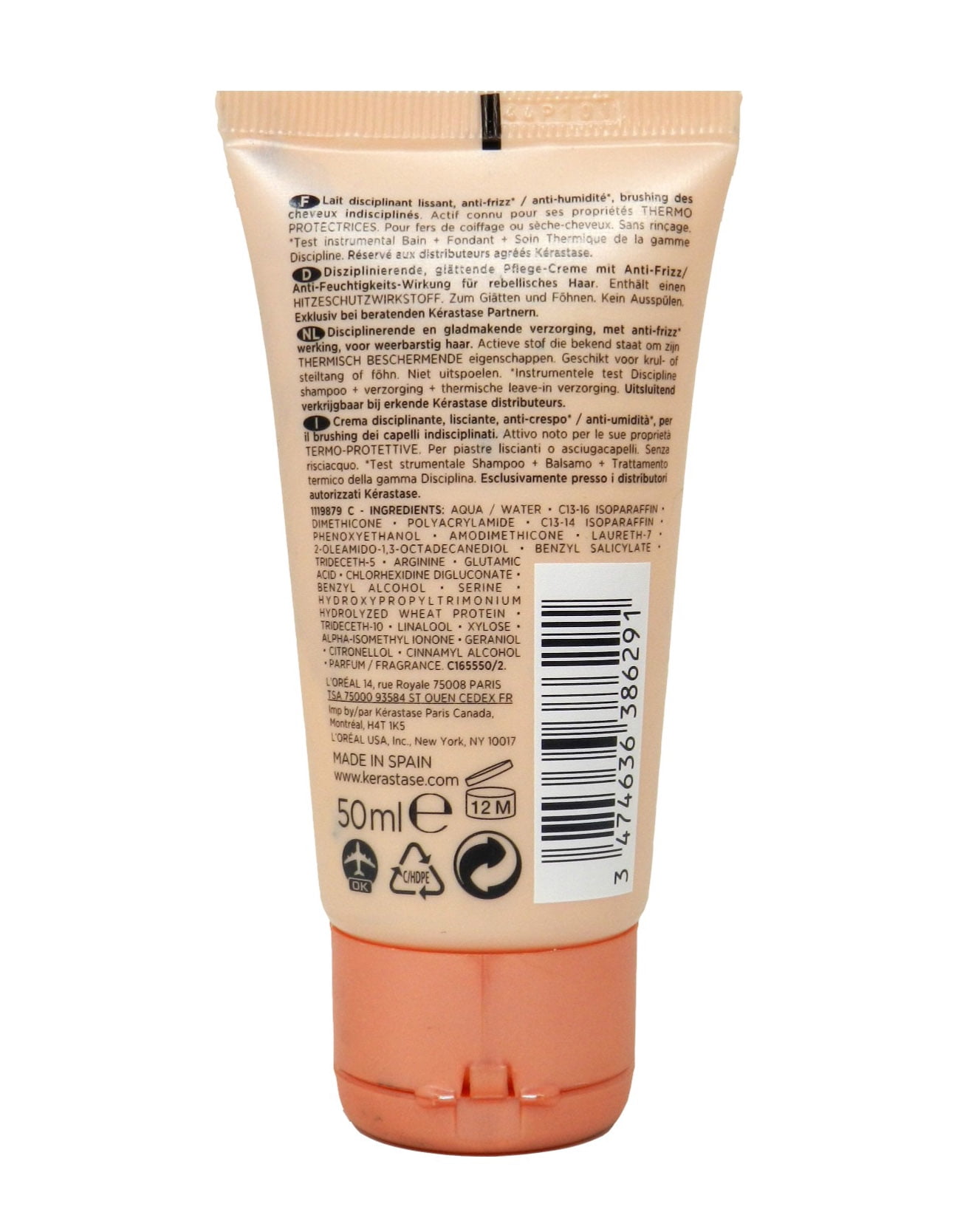 Kerastase Discipline Keratine Thermique Shampoo  1.7oz/50ml New