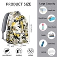 thumbnail image 5 of Tropical Flower and Leaves Students’s Backpack Lightweight and Durable School Bag with Rustic Boho Floral Design, Adjustable Straps for Student and Student, 5 of 5