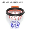 thumbnail image 4 of Portable Basketball Net Outdoor,Basketball Net Replacement,Detachable Lightweight Portable Basketball Net Frame,Standard Basketball Hoop Net Fits Standard Rim,Basketball Accessories, 4 of 8