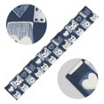 thumbnail image 5 of Yayeee Table Runner 90 inches Long Home Kitchen Dinning Party Decoration, Blue Cats and Hearts, 5 of 7