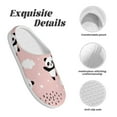 thumbnail image 5 of Wukai Panda Print Women's Indoor Bedroom Slipper Slip On Shoes, Unisex House Shoes with Anti-Skid Sole for Men, Gift for Women Men-13, 5 of 7