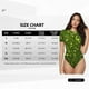 thumbnail image 5 of Fotbe Green Glitter Sparkle Body de Mujer con Cuello Redondo y Mangas Cortas, Sin Mangas Ajustado, Suave, Cómodo y Básico-XX-Large, 5 of 7